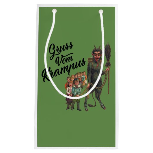 GRUSS VOM KRAMPUS KLEINE GESCHENKTÜTE (Vorderseite)