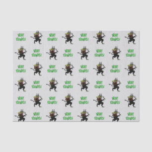 Gruss vom Krampus Merry Krampus Tissue Paper Seidenpapier