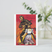 Gruss Vom Krampus Postkarte (Stehend Vorderseite)