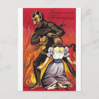 Gruss Vom Krampus Postkarte
