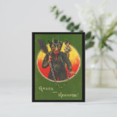 Gruss Vom Krampus Postkarte (Stehend Vorderseite)