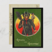 Gruss Vom Krampus Postkarte (Vorne/Hinten)