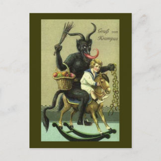 Gruss Vom Krampus Postkarte