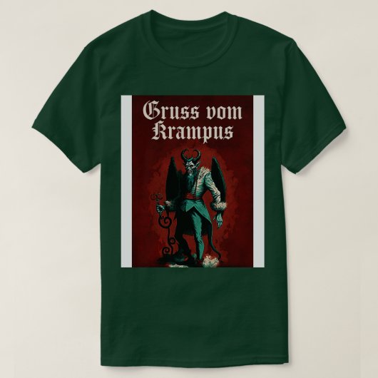 Gruss Vom Krampus T-Shirt (Design vorne)