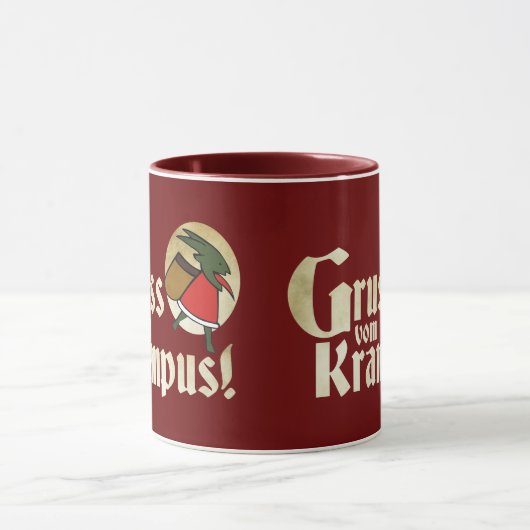 Gruss Vom Krampus Tasse (Zentrum)