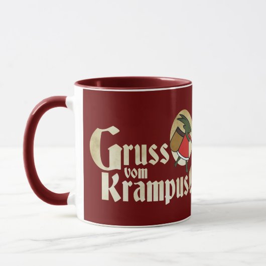 Gruss Vom Krampus Tasse (Links)