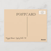 Gruß vom Krater Lake Postkarte (Rückseite)