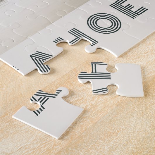 Gruß vom Lake Tahoe Retro Style Postcard Puzzle (Seite)