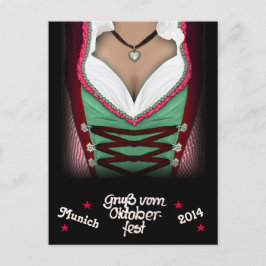 Gruss vom Oktoberfest Postkarte