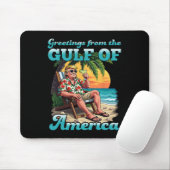 Gruß vom Patriotischen Golf der USA Mousepad (Mit Mouse)