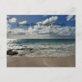 Gruß vom schönen Bermuda Beach Postkarte (Vorderseite)