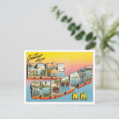 Gruß vom Sunapee, New Hampshire Travel Postkarte (Stehend Vorderseite)