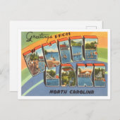 Gruß vom White Lake, North Carolina Travel Postkarte (Vorne/Hinten)