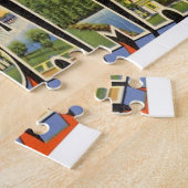 Gruß von Alabama Vintage Travel Puzzle (Seite)