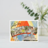 Gruß von Arkansas Vintage Travel Postkarte (Stehend Vorderseite)