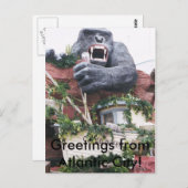 Gruß von Atlantic City Postcard Postkarte (Vorne/Hinten)