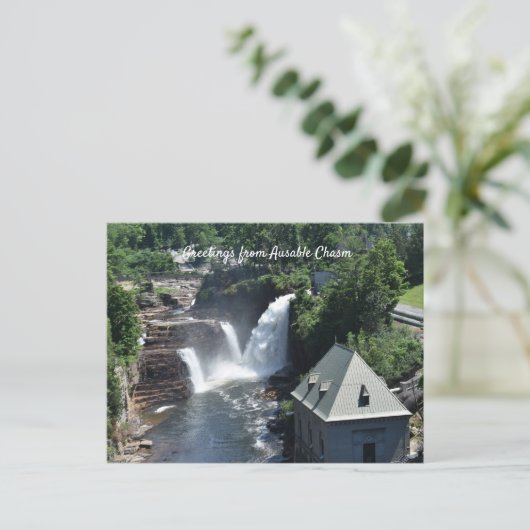 Gruß von Ausable Chasm Postcard Postkarte (Stehend Vorderseite)