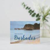 Gruß von Barbados Landschaftlich Postcard Postkarte (Stehend Vorderseite)