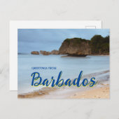 Gruß von Barbados Landschaftlich Postcard Postkarte (Vorne/Hinten)