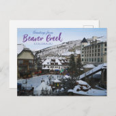 Gruß von Beaver Creek Colorado Postcard Postkarte (Vorne/Hinten)