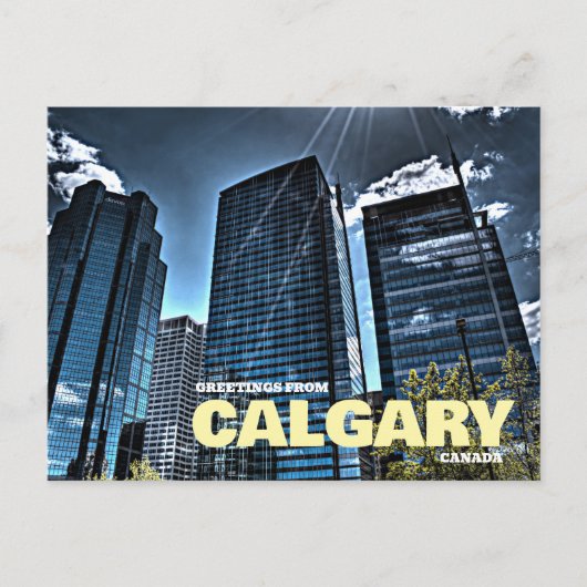 Gruß von Calgary Canada Postcard Postkarte (Vorderseite)