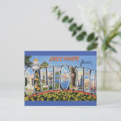 Gruß von California Travel Postcard Postkarte (Stehend Vorderseite)