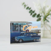 Gruß von California Travel Postcard Postkarte (Stehend Vorderseite)