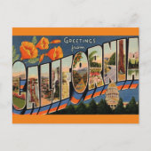 Gruß von California Travel Postcard Postkarte (Vorderseite)