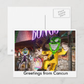 Gruß von Cancun Postcard Postkarte (Vorne/Hinten)