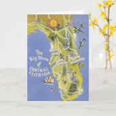 Gruß von Central Florida Card Karte (Gelbe Blume)