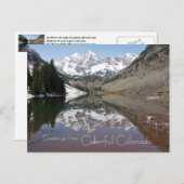 Gruß von Colorful Colorado Postcard Postkarte (Vorne/Hinten)