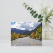 Gruß von Colorful Colorado Postkarte (Stehend Vorderseite)