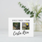 Gruß von Costa Rica Foto Postcard Postkarte (Stehend Vorderseite)