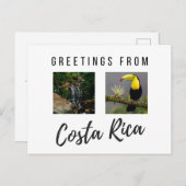 Gruß von Costa Rica Foto Postcard Postkarte (Vorne/Hinten)