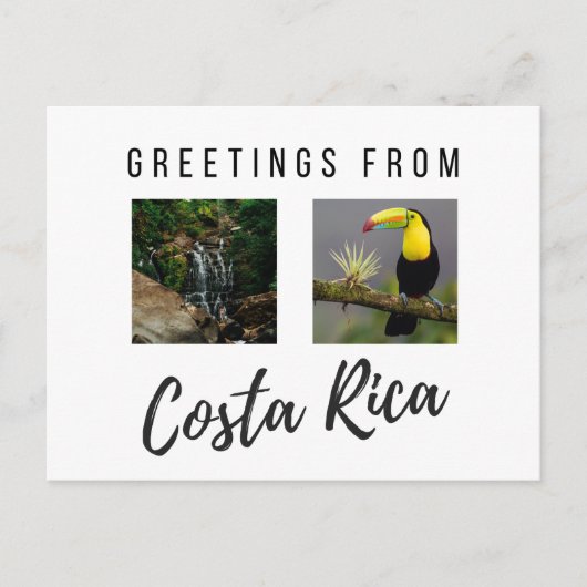 Gruß von Costa Rica Foto Postcard Postkarte (Vorderseite)