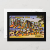Gruß von Daytona Beach Florida Postkarte (Vorne/Hinten)