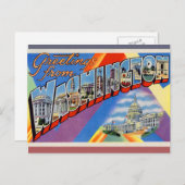 Gruß von DC Postkarte (Vorne/Hinten)