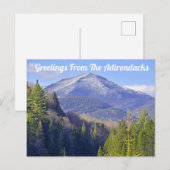 Gruß von den Adirondacks Postkarte (Vorne/Hinten)