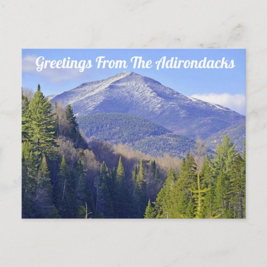 Gruß von den Adirondacks Postkarte (Vorderseite)