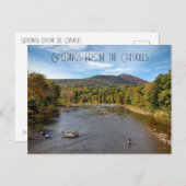 Gruß von den Catskills Postkarte (Vorne/Hinten)