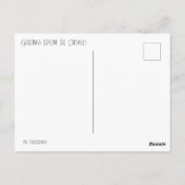 Gruß von den Catskills Postkarte (Rückseite)