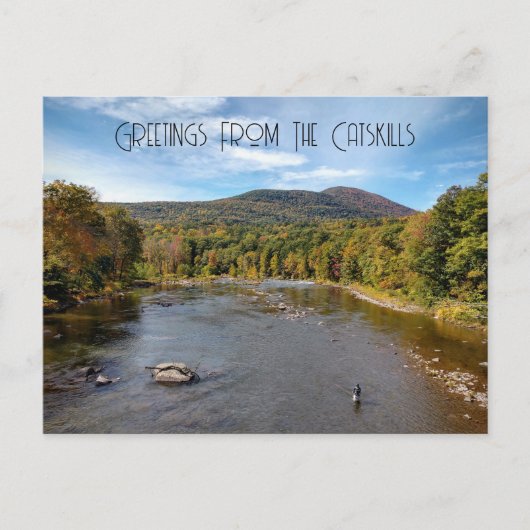 Gruß von den Catskills Postkarte (Vorderseite)