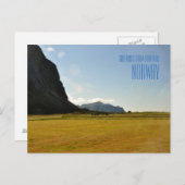 Gruß von der schönen norwegischen Fotokarte Postkarte (Vorne/Hinten)