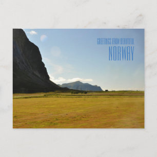 Gruß von der schönen norwegischen Fotokarte Postkarte