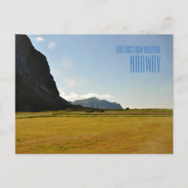 Gruß von der schönen norwegischen Fotokarte Postkarte
