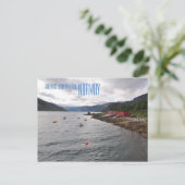 Gruß von der schönen norwegischen Fotokarte Postkarte (Stehend Vorderseite)