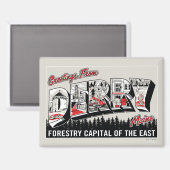 Gruß von Derry Maine Magnet (Vorderseite/Rückseite)