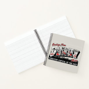 Gruß von Derry Maine Notizblock