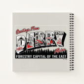 Gruß von Derry Maine Notizblock (Rückseite)