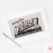 Gruß von Derry Maine Rechteckiger Aufkleber (Umschlag)